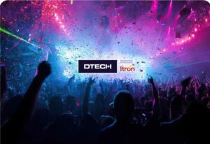 DTech Conference Logo Celebration Background